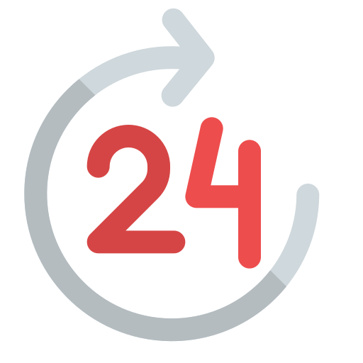 24 heures Icône gratuit 24 heures Icône gratuit