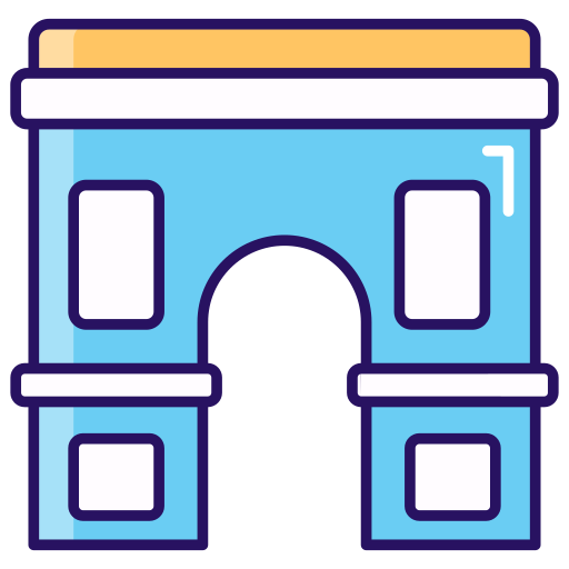 arco del triunfo icono gratis