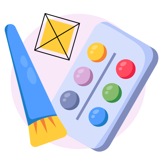 paleta de color icono gratis