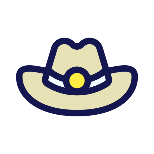 sombrero de vaquero icono gratis