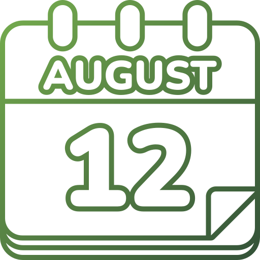 12. august kostenlos Icon