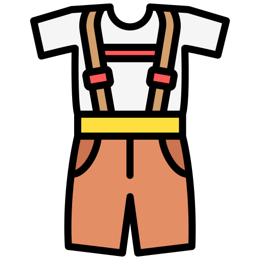 레더호젠 무료 아이콘