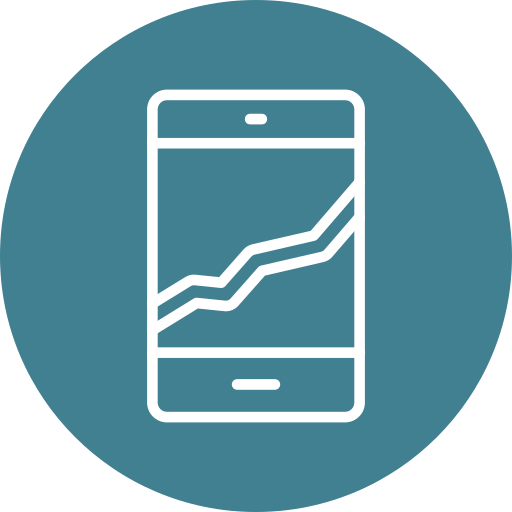 teléfono roto icono gratis