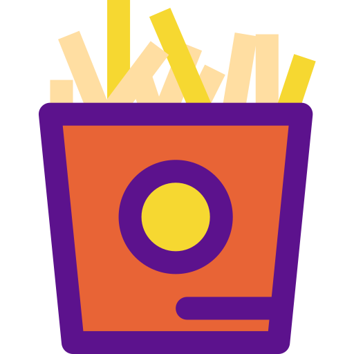 Francés fritas icono gratis