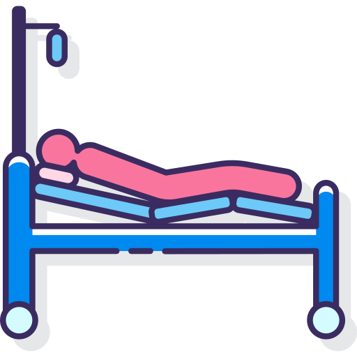 Bed free icon Bed free icon
