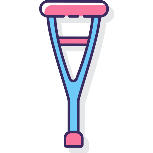 Crutch free icon