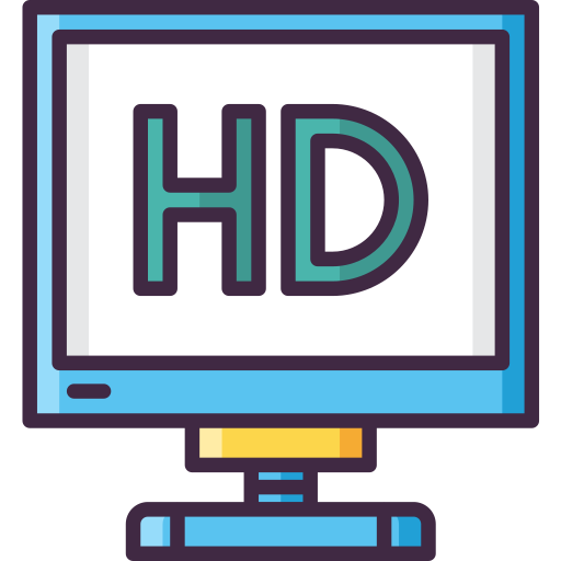 Pelicula hd icono gratis