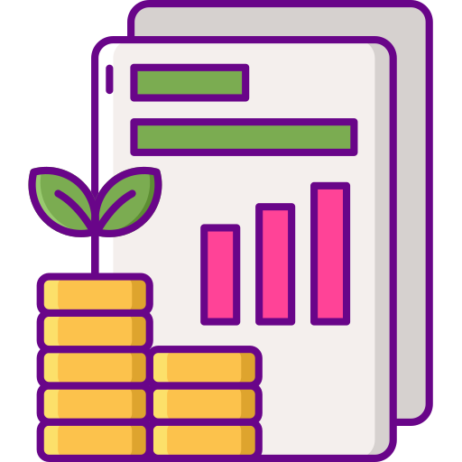 Inversión icono gratis