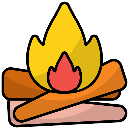 hoguera icono gratis