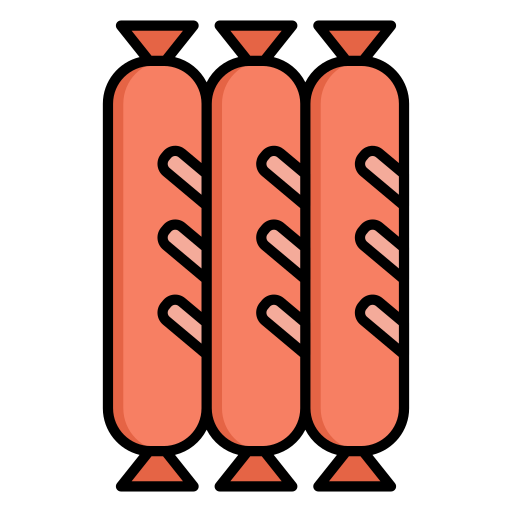 saucisse Icône gratuit saucisse Icône gratuit