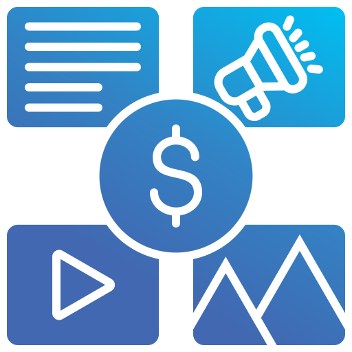 mezcla de medios icono gratis