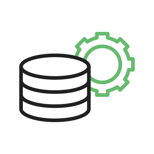 gestión de base de datos icono gratis