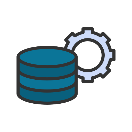gestión de base de datos icono gratis