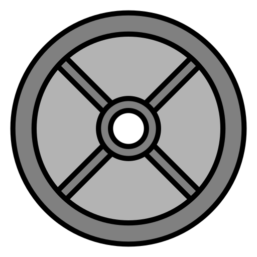 placa de pesas icono gratis