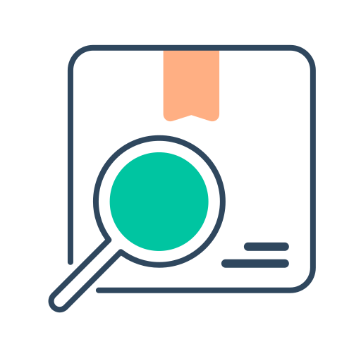 rastreo de orden icono gratis