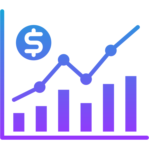 bolsa de valores icono gratis