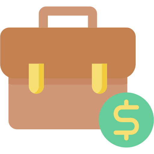 cartera de inversiones icono gratis