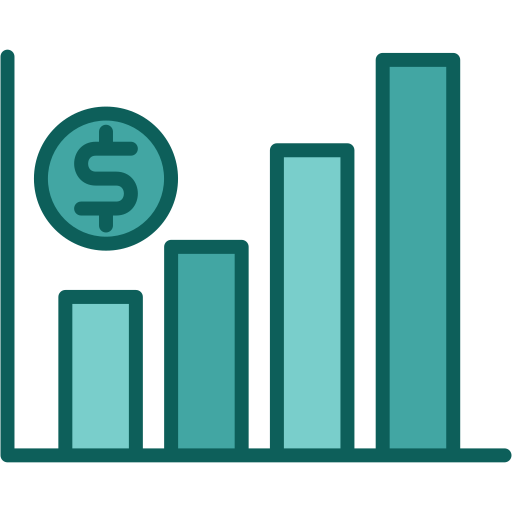gráfico de barras grátis ícone