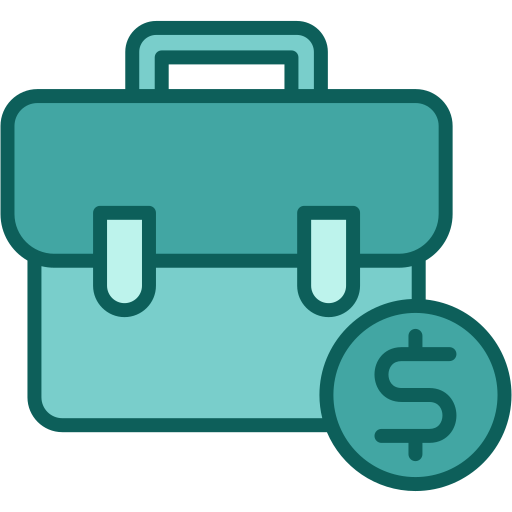 cartera de inversiones icono gratis