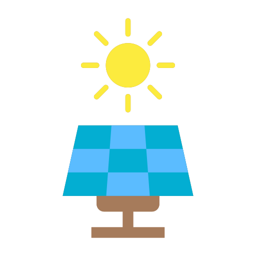 energía solar icono gratis