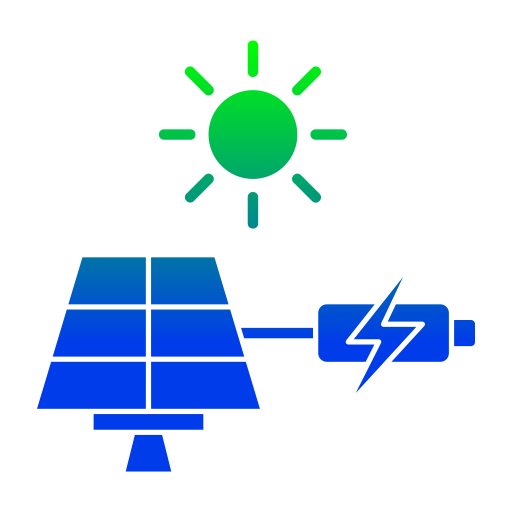 energía solar icono gratis