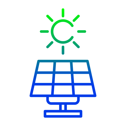 energía solar icono gratis