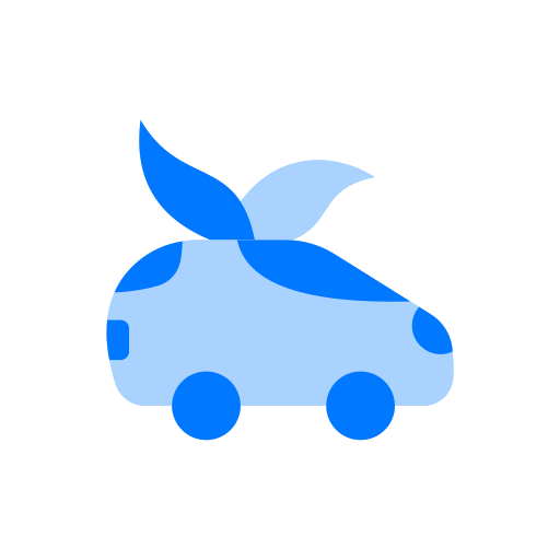 coche ecológico icono gratis