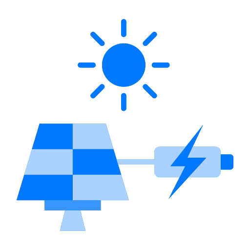 energía solar icono gratis