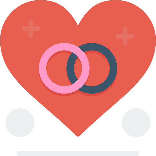 anillos de boda icono gratis