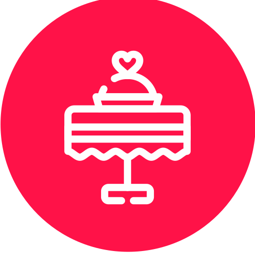 cena de bodas icono gratis