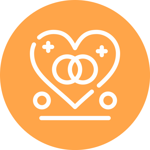 anillos de boda icono gratis