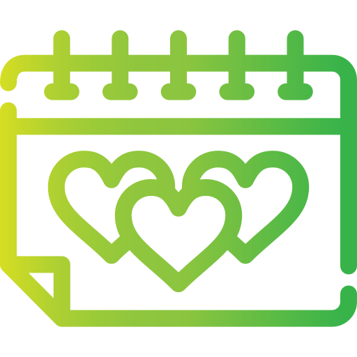 día de la boda icono gratis