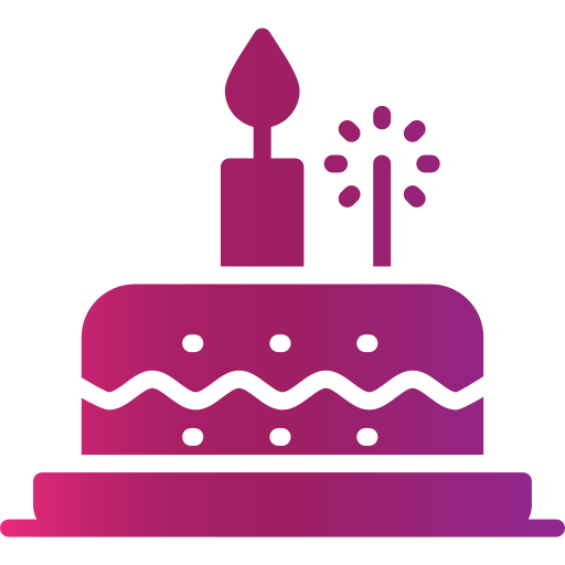 pastel de cumpleaños icono gratis