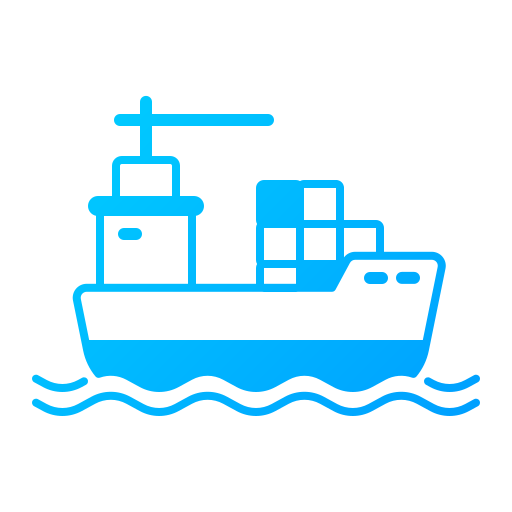barco de carga icono gratis
