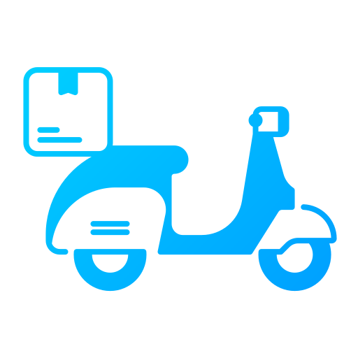 bicicleta de reparto icono gratis