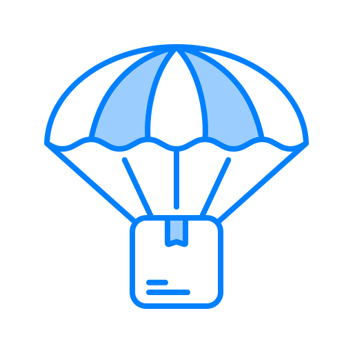 Parachute free icon