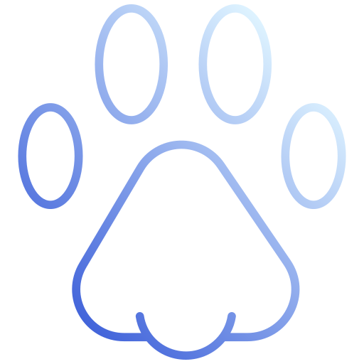 Отпечаток лапы бесплатно иконка
