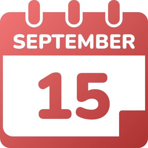 15 de septiembre icono gratis