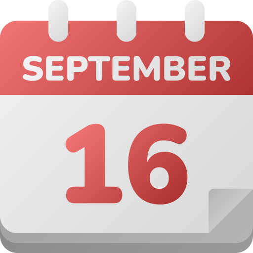 septembre Icône gratuit