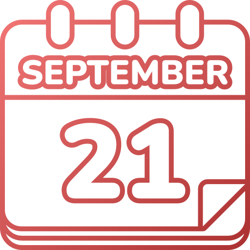 21 de septiembre icono gratis