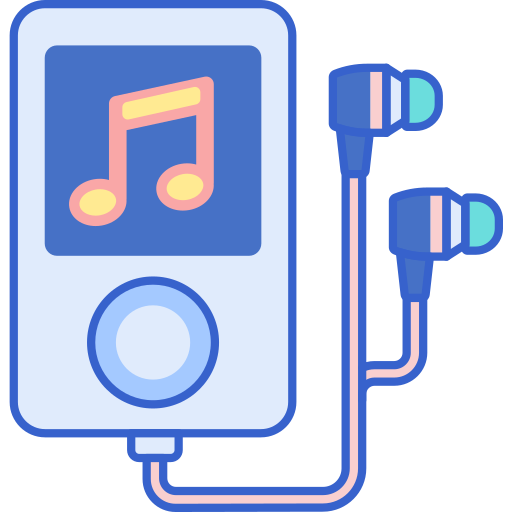 Mp3 player Flaticons Lineal Color icon