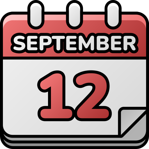 septiembre icono gratis