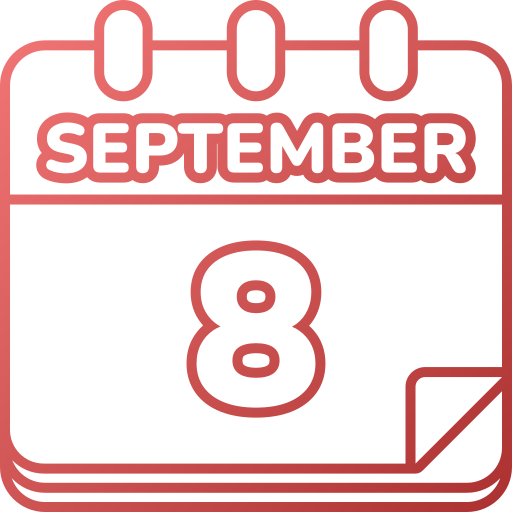 8 de septiembre icono gratis