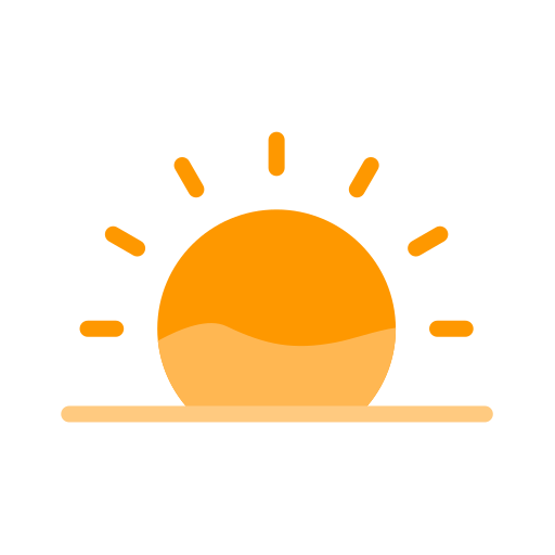 atardecer icono gratis