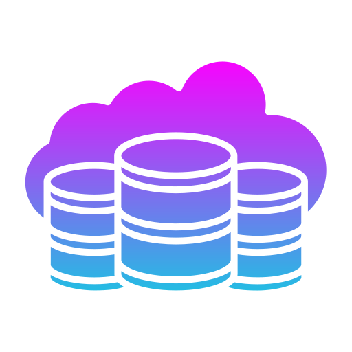 base de datos en la nube icono gratis