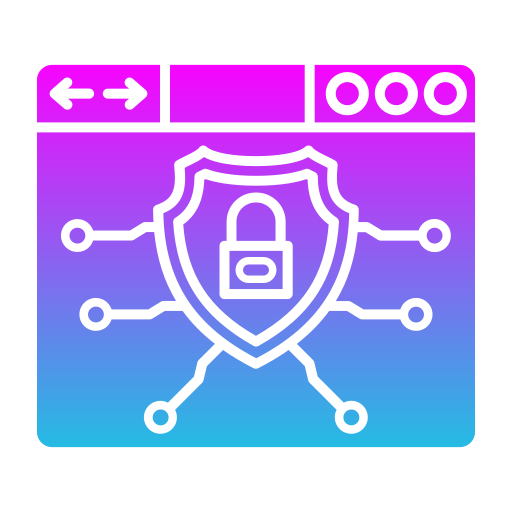 la seguridad cibernética icono gratis