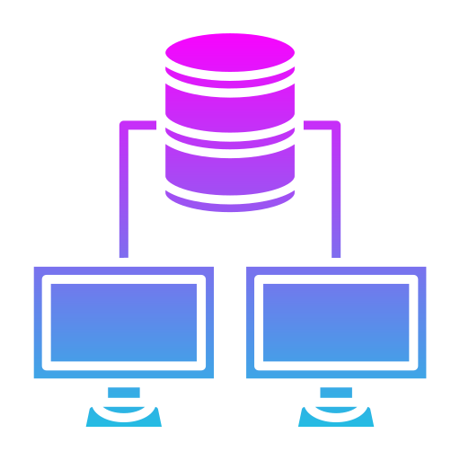 compartir base de datos icono gratis