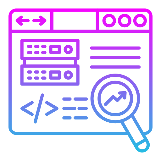análisis web icono gratis