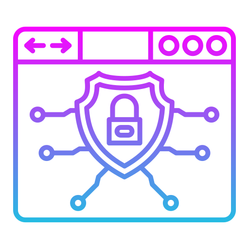 la seguridad cibernética icono gratis