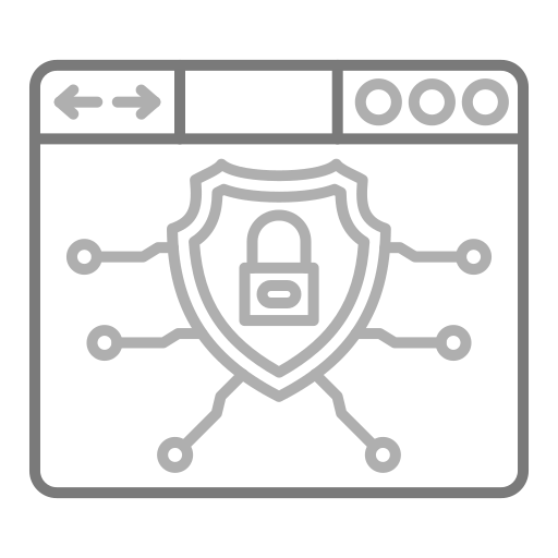 la seguridad cibernética icono gratis
